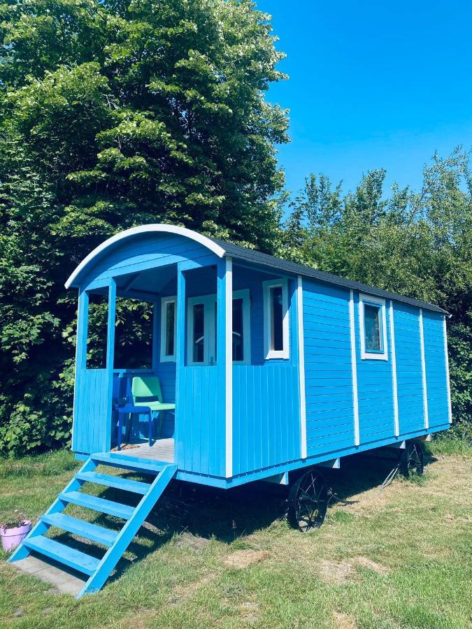 Pipowagens Bij Pannenkoekenrestaurant & Camping De Koppenjan 'Een Uniek Verblijf Met Kinderspeelboerderij' Jubbega-Schurega Zewnętrze zdjęcie